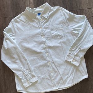 Karen Scott| sport button down shirt L